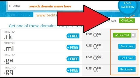 GET A FREE DOMAIN FOR YOUR WEBSITE!