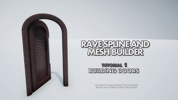 Rave Spline and Mesh Builder: Tutorial 1 - Building Doors