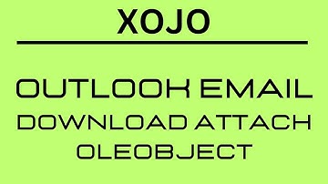 Xojo - Download Emails Attachments