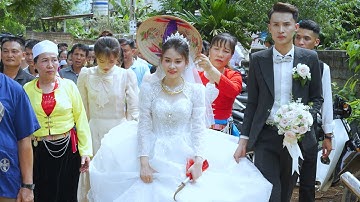 Đám cưới "Bố thầy Mường" Văn Xưởng - Thu Hường, cô dâu có gương mặt thiên thần