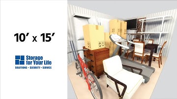 SFYL 10x15 Unit Storage Size Guide