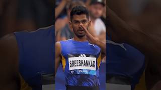 A top 3 finish for Sreeshankar (8.09m) at the Paris Diamond League.#LongJump #CraftingVictories 🇮🇳