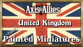 United Kingdom / France - Axis & Allies painted pieces