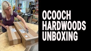 OCOOCH HARDWOODS unboxing. Amazing exotic woods. NOT sponsored