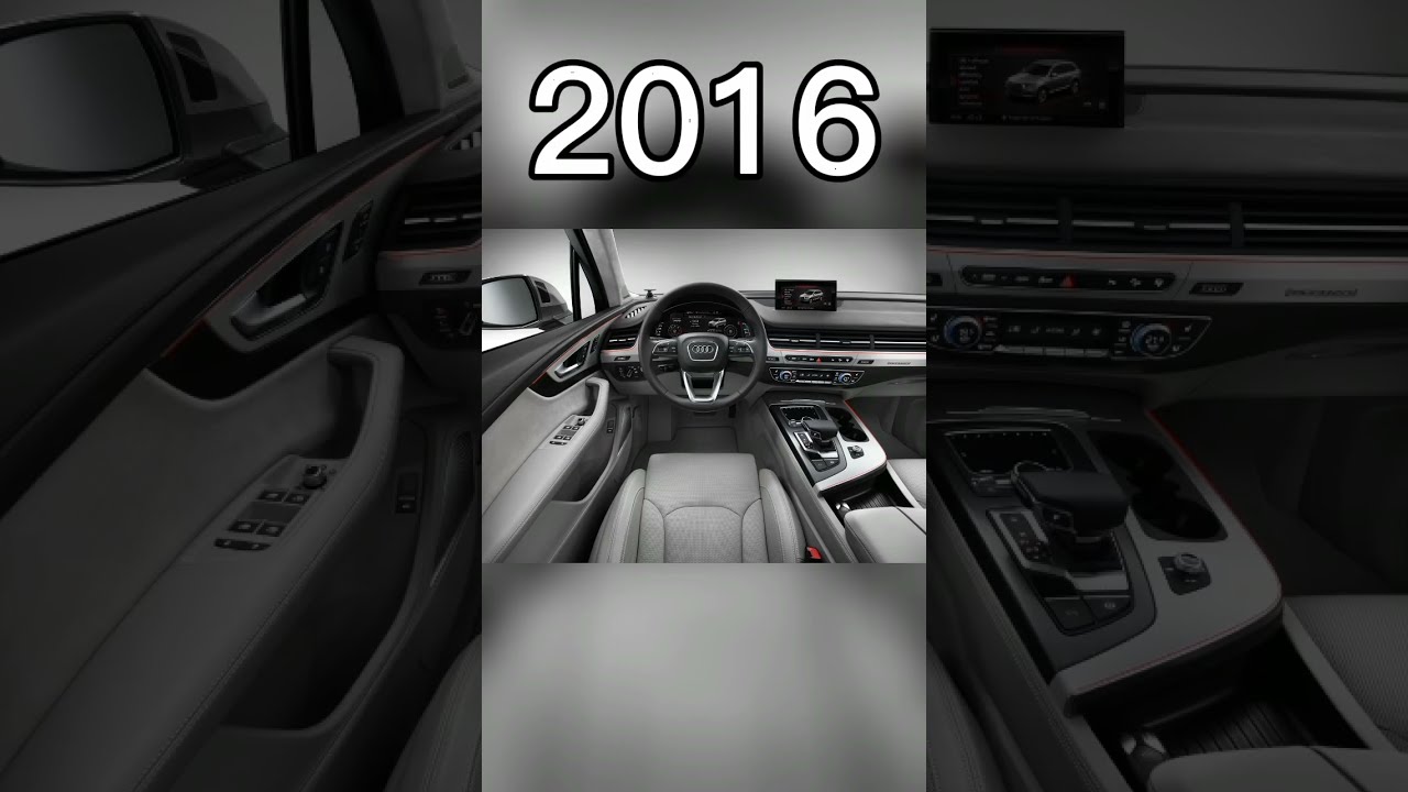 Evolution Of Audi Q7 Interior 2005 2022 Audiq7 2023 Shortsfeed Viral Shorts