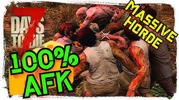 7 Days To Die AFK HORDE BASE pathing destroyed (Alpha 20)