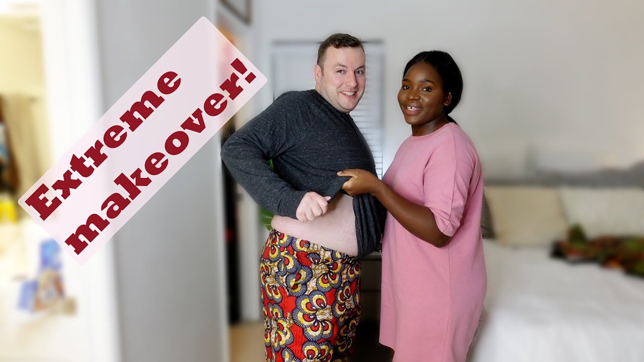 GIVING MY HUSBAND AN EXTREME MAKEOVER! - YouTube