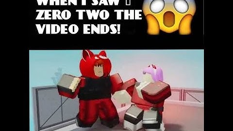 WHEN I SAW ZERO TWO THE VIDEO ENDS (ARSENAL)