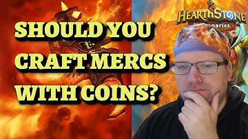 Should You CRAFT MERCENARIES with Coins or get them from Packs? (Hearthstone)