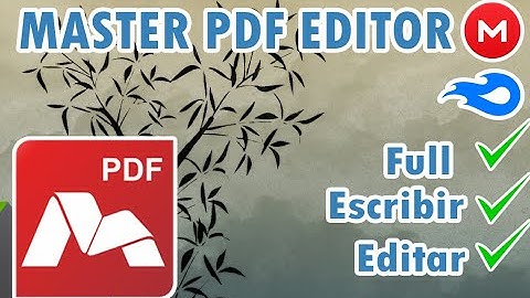 Master PDF Editor F. + ESCRIBIR Y EDITAR EN CUALQUIER DOCUMENTO PDF