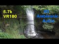 Waterfalls up close leitrim ireland vr180 8d ambisonic