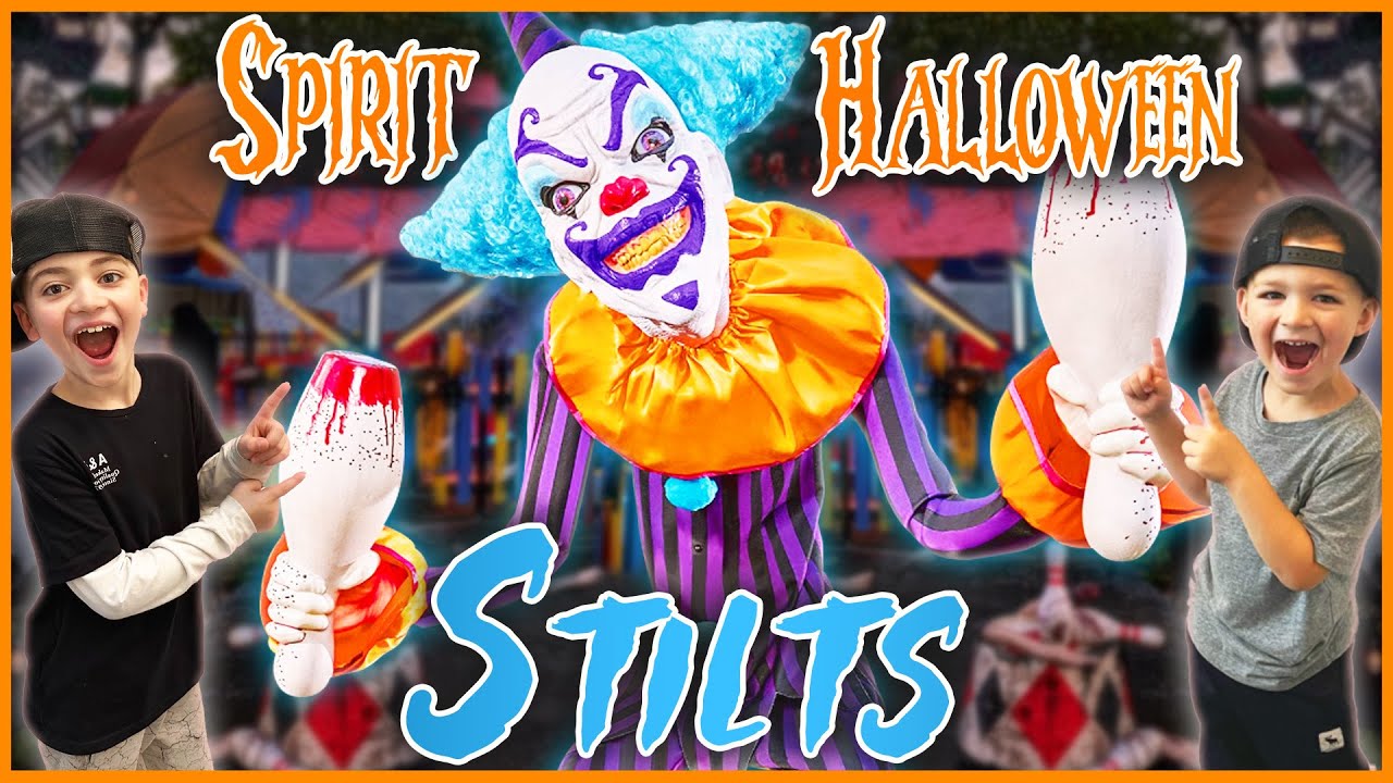 STILTS SPIRIT HALLOWEEN 2023 UNBOXING AND DEMO YouTube