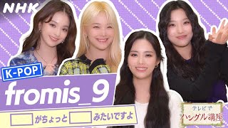 [テレビでハングル講座] fromis_9と学ぼう！「〇〇がちょっと〇〇みたいですよ」