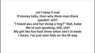 Fredo - Money Talks ft Dave lyrics (No Audio)