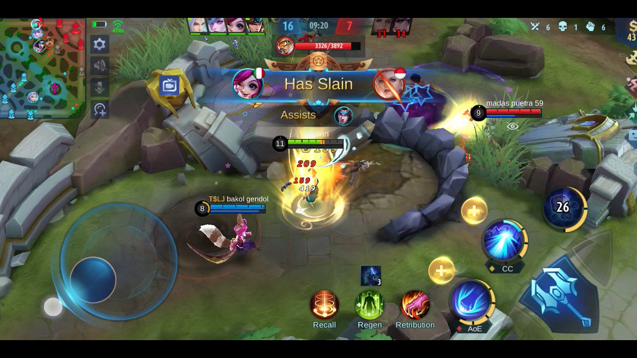 Mobile legend hero badang - YouTube