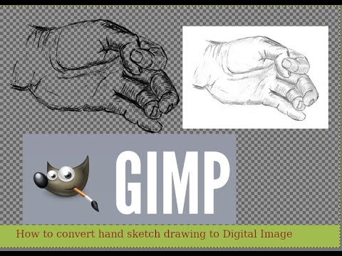 วีดีโอ: ฉันจะแปลงภาพวาดเป็นดิจิทัลใน gimp ได้อย่างไร