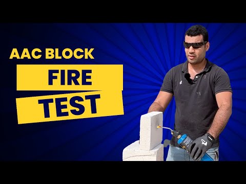 Check Out This Amazing Fire Test On AAC Blocks - You Won't Believe What Happens!