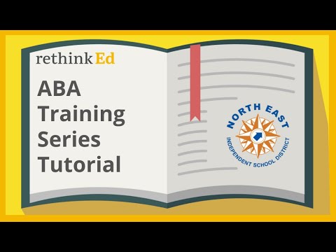 ABA Training Series Tutorial