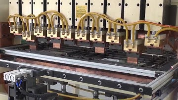 Automatic Wire Mesh Spot  Welding Machine For Oven Glide Shelves Rack