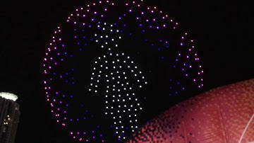 AWS re:Invent 2019 re:Play party drone show