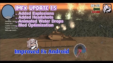 GTA SA Android: IMFX Update v1.5 - Plugin Mod