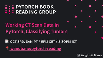 PyTorch Book Reading - 6. Working CT Scan Data in PyTorch, Classifying Tumours.