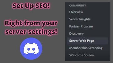 Discord LEAKED - Server Web Page!? Set it up in settings...
