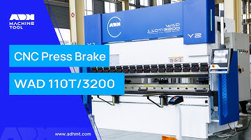WAD 110T 3200 CNC Press Brake Delem DA53T Controller 4+1 Axis