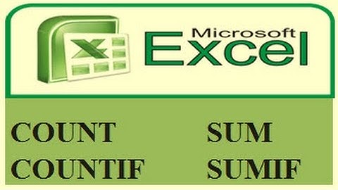 Hướng dẫn sử dụng hàm SUM, SUMIF, COUNT, COUNTIF chỉ trong 1 nốt nhạc