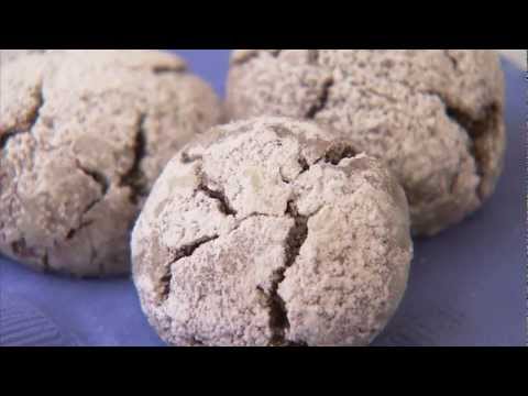 Chocolate Crackled Cookies