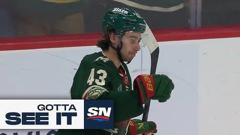 GOTTA SEE IT: Quinn Hughes Goes Five-Hole To Score In His Wild Debut