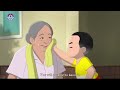 Chol Brings Longevity Mushroom (English subtitles) (Cartoon DPRK)