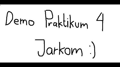 Demo Praktikum 4 Jarkom