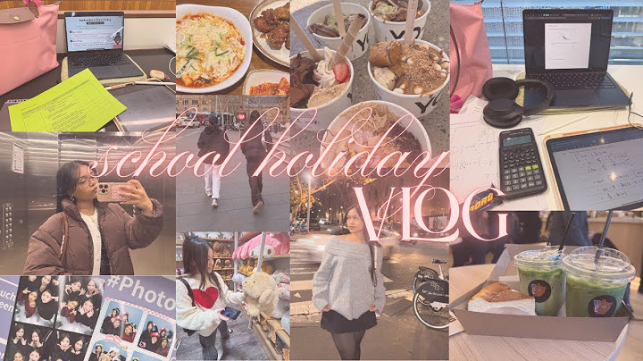 ⋆˚✿˖°  last school holidays as a yr12 student (realistic) || studying + going out a lot