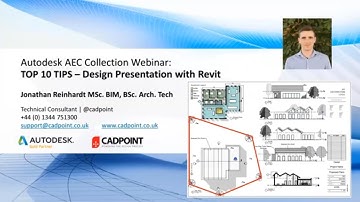 TOP 10 TIPS For Autodesk AEC Collection - Design Presentation with Revit Webinar