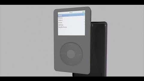 iPod - modelled in blender