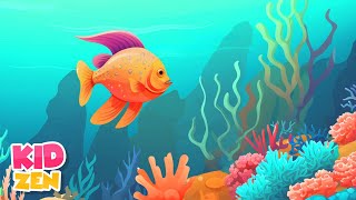 12 Hours of Relaxing Baby Music: Colors of Coral Reef | Piano Music for Kids | Baby Sleep Music