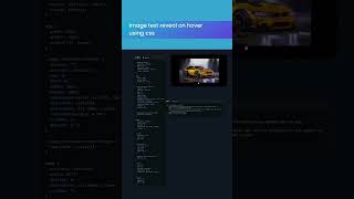 Image text reveal on hover using CSS ❤️✨ | RoadsideCoder