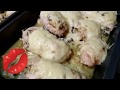 Мясные рулетики.  Мясные пальчики.  Новогоднее меню.