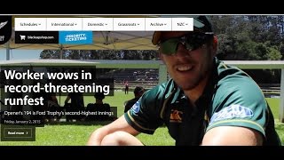 George Worker hits Ford Trophy 194