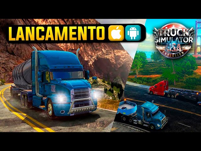 NOVO JOGO DE CAMINHÃO PARA CELULAR - USA 3D TRUCK SIMULATOR 2016 