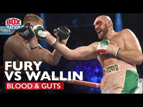 TYSON FURY VS OTTO WALLIN | FULL FIGHT | Fury Battles Through Horror Cut In Las Vegas