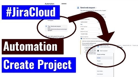 Jira Cloud Automation - Create a project using REST API