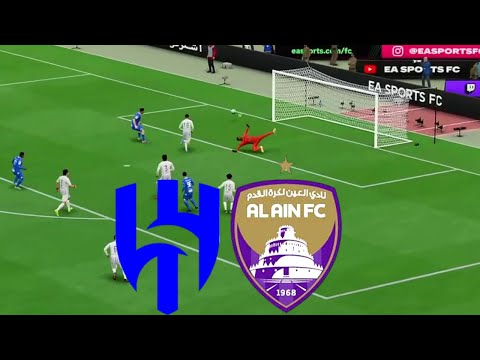 AL HILAL vs AL AIN LIGA DOS CAMPEOES DA ASIA SIMULAÇÃO FUTEBOL FIFA 24