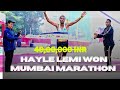 Hayle Leni Won ‼️Mumbai Marathon 2024 🏆|| #mumbai #marathon #tcs