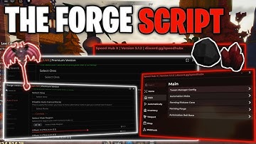 ⚔️ THE FORGE SCRIPTS - INSTANT FARM ORES & MODS, SKIP ORES, AUTO FORGE RECIPE 100% MASTERWORK