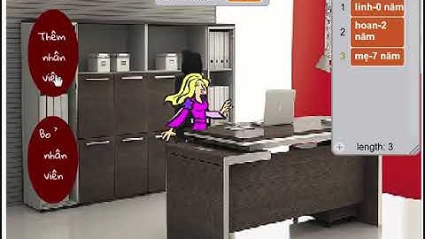 Sản phẩm lập trình với Scratch _ quản lí nhân viên