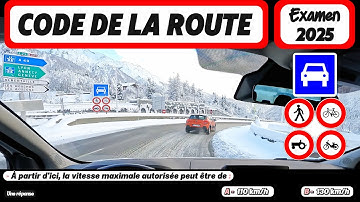 TEST du code de la route 2025 # 11 - 40 Questions à l