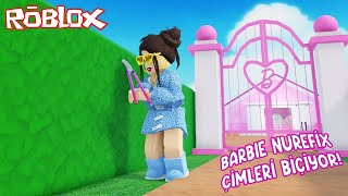 BARBIE'NİN EVİ BÜYÜYOR (ÇİMLERİ LABİRENT YAPTIM)!!Roblox Barbie DreamHouse Tycoon