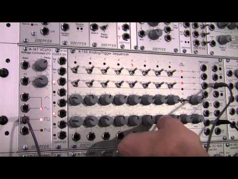 Doepfer A155 Analog/Trigger Sequencer Basics-Notes and Triggers Part One